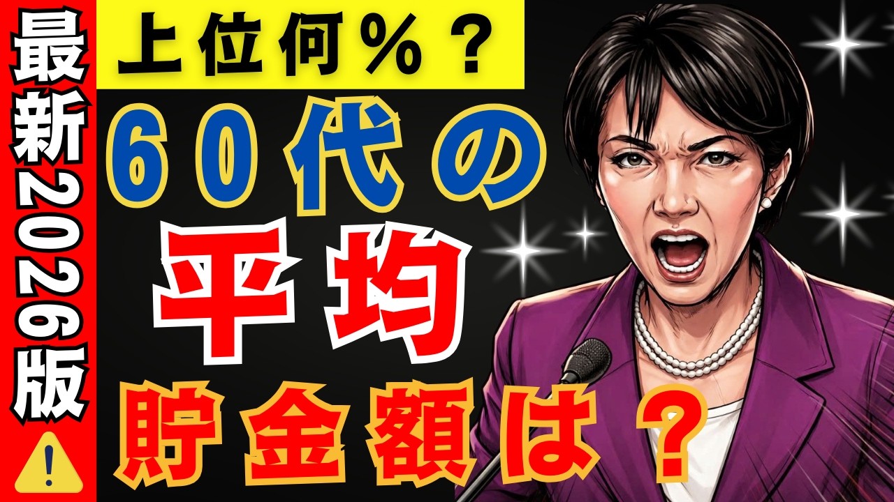 【2026年最新】あなたの貯金は日本で上位何％？50代・60代の平均貯金額と年金の現実を徹底解説！