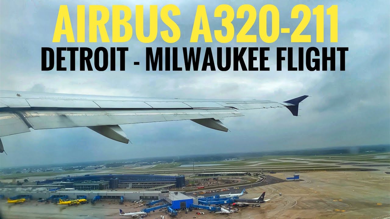 Delta Airlines A320-211 [N320US] Detroit to Milwaukee | Full Flight