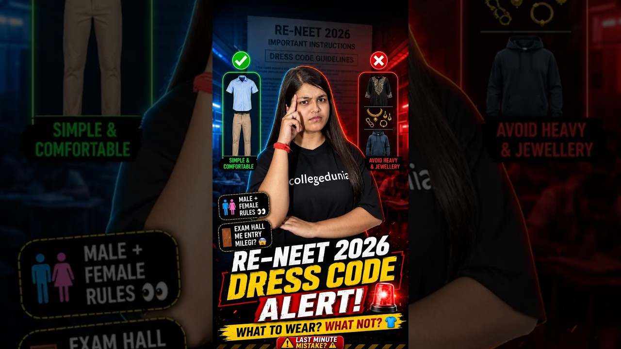 NEET Dress Code Warning: Ek Galti Aur Exam Centre Se Bahar #reneet #neet