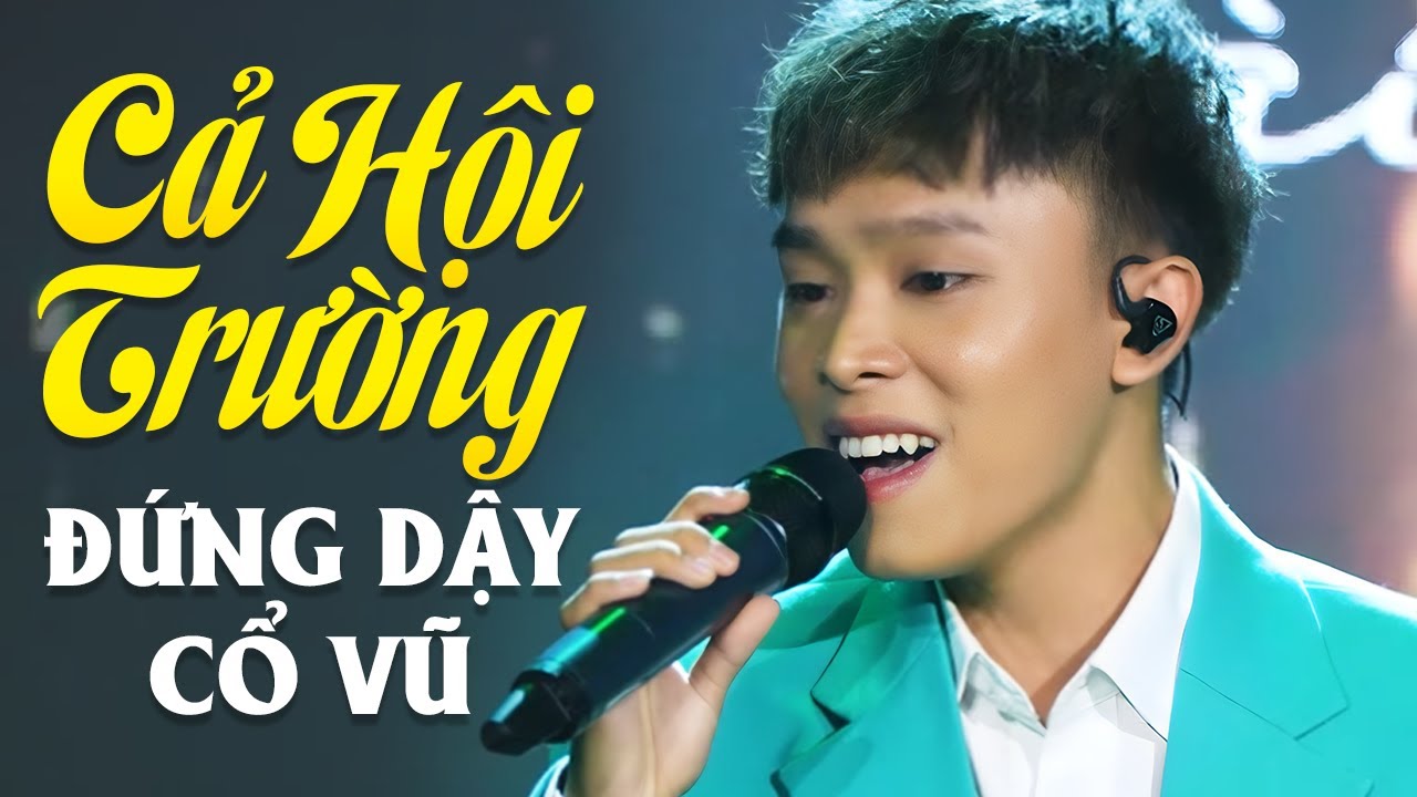 Hồ Văn Cường khiến cả hội trường đứng dậy cổ vũ khi hát Liên Khúc 