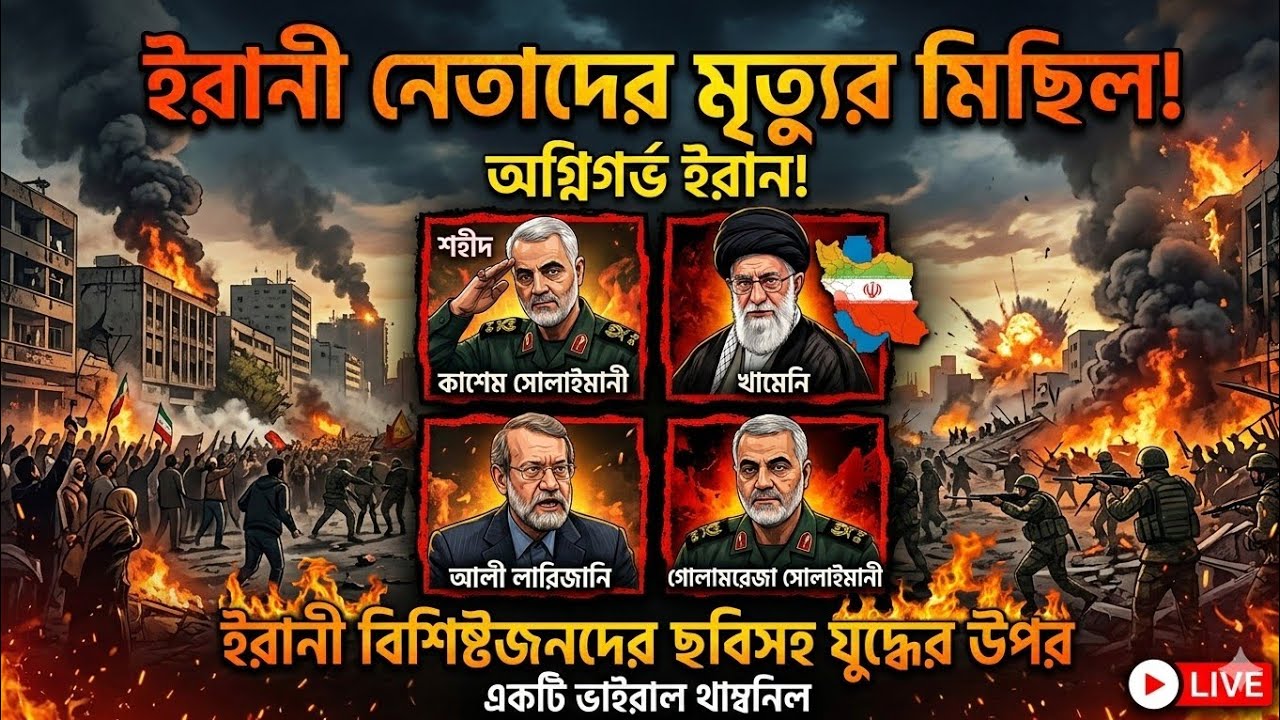 ইসরাইলী বর্বরোচিত হামলা ও নেতা হত্যার মধ্যদিয়ে যুদ্ধ থামবে? Motiur Rahman Gajjali