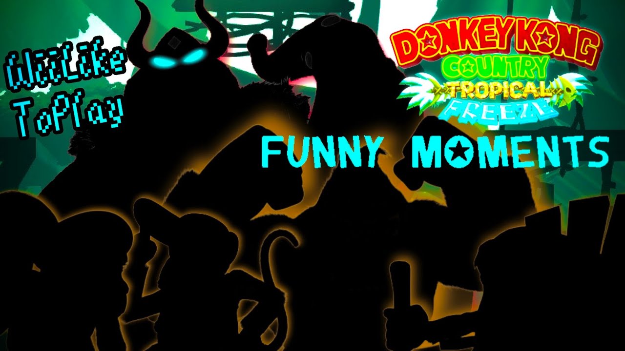 WiiLikeToPlay - Donkey Kong Country: Тропическая заморозка. Смешные моменты