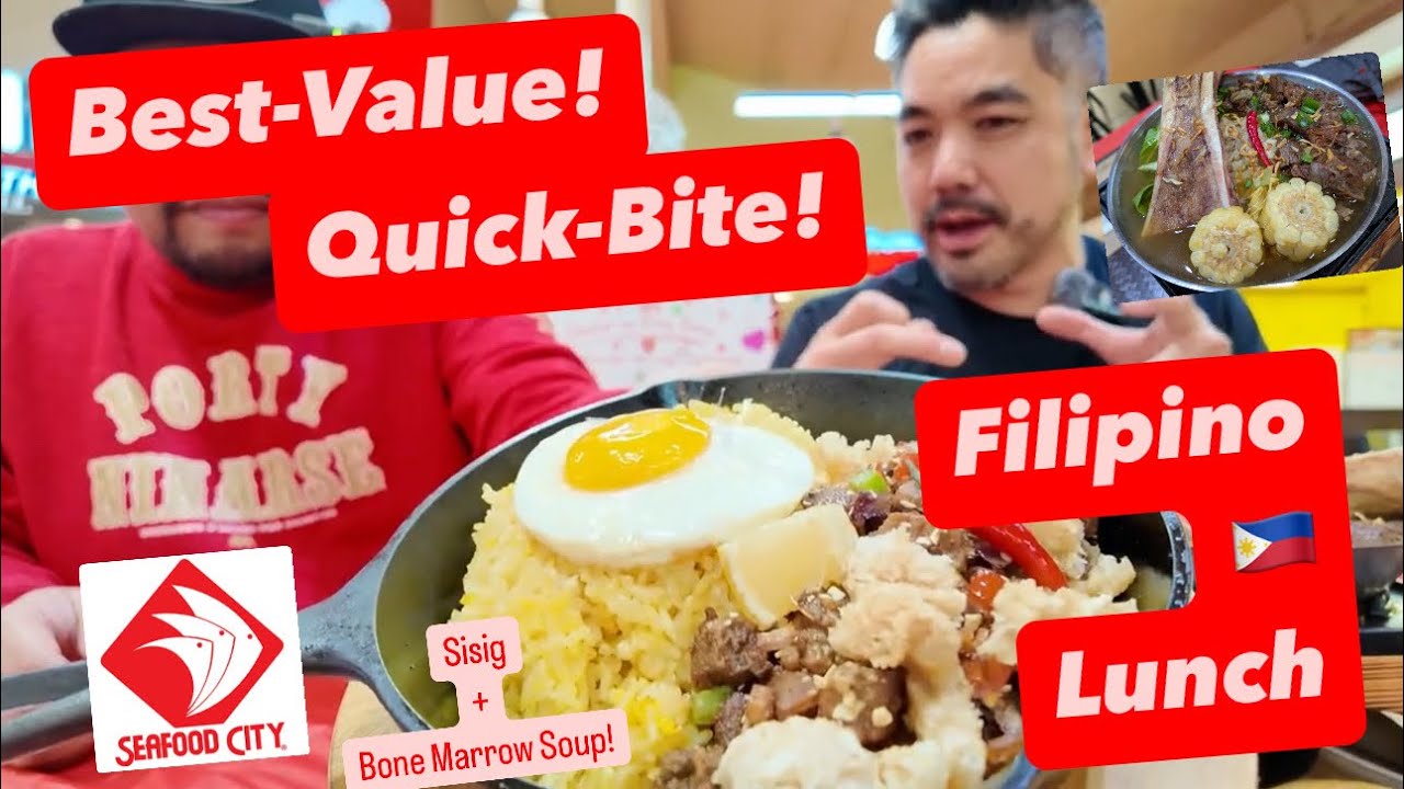 Best Value Quick Bite Filipino Lunch? Seafood City Norcal - South San Francisco
