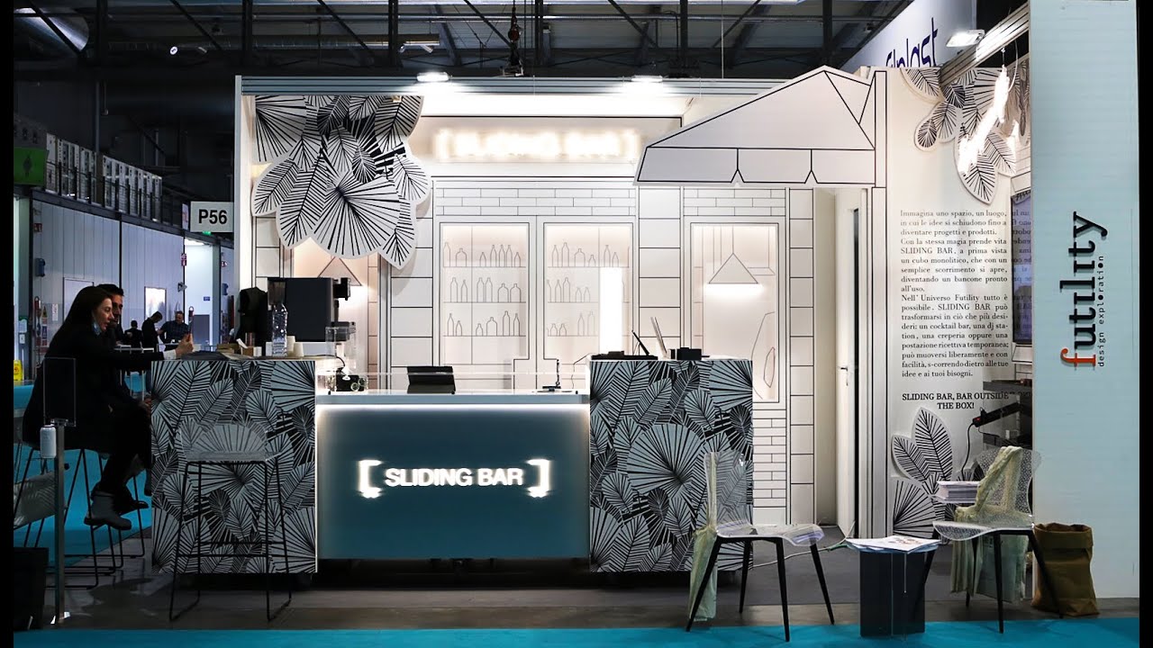Slinding Bar | Presentazione all'Host fiera Milano - Cocktail bar, dj station, creperia...e non solo