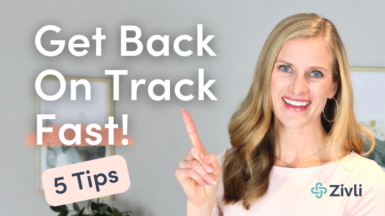 How to Get Back On Track With Weight Loss After the Holidays or Vacation