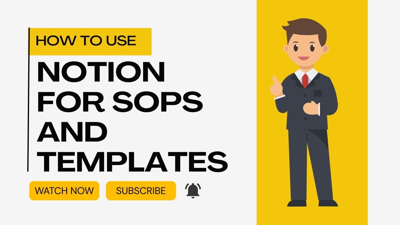 How to Use Notion for SOPs and Templates | Team Workflow Tutorial