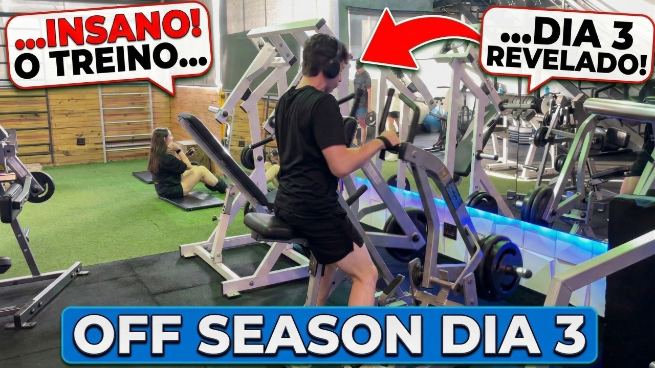 Off Season Dia 3 – Costas e mais braço!