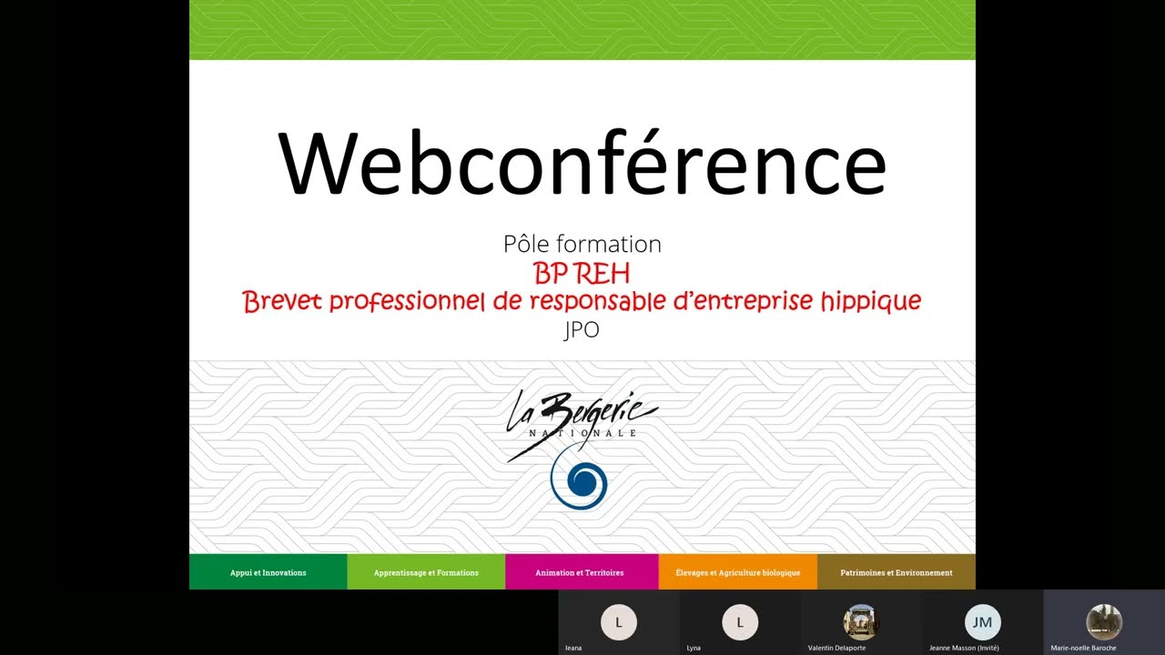 VISIO JPO DU 29 01 BPERH FC ET APPRENTISSAGE