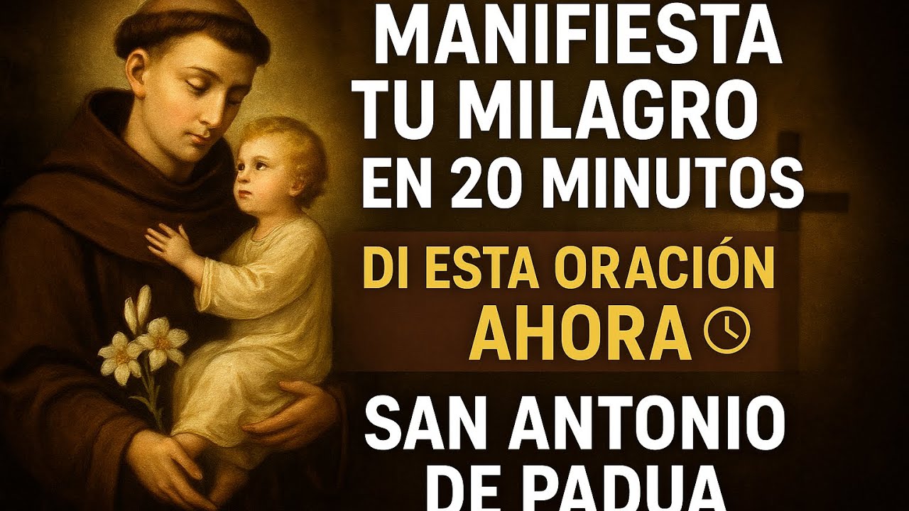 🙏INTERVENCIÓN DIVINA URGENTE: ORACIÓN MILAGROSA DE DICIEMBRE A SAN ANTONIO DE PADUA 