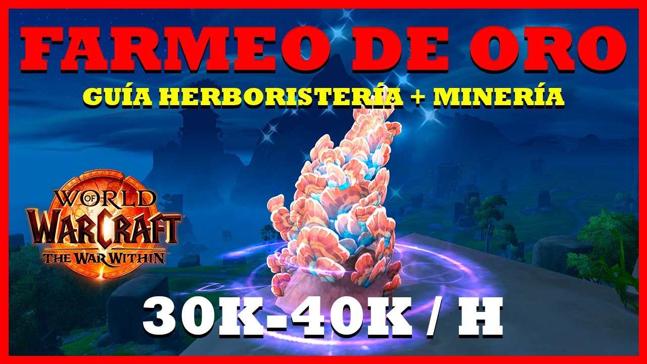 💰 Farmeo de ORO | 30k-40k/h 🌿 Gu&iacute;a Herborister&iacute;a + Miner&iacute;a | Isla de Dorn TWW | Gold Road TV