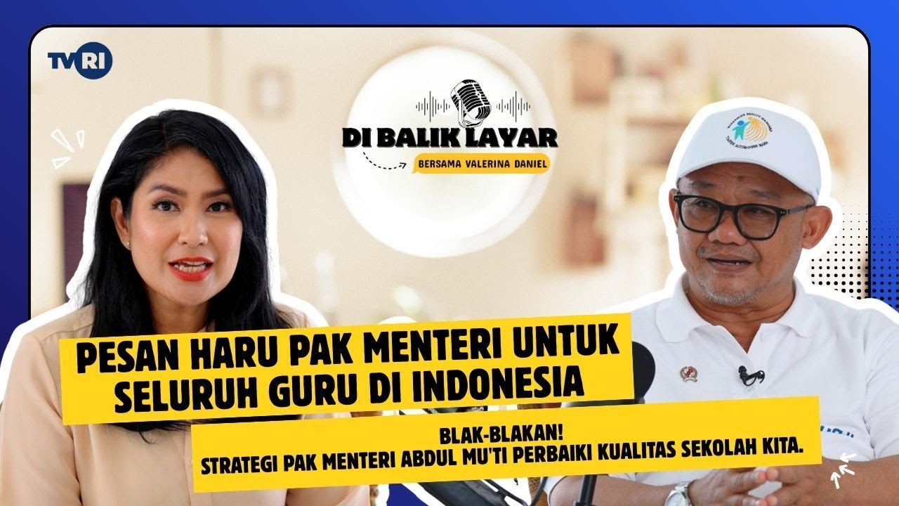 GANTI KURIKULUM LAGI? Jawaban Blak-Blakan Mendikdasmen Abdul Mu'ti  | Abdul Mu'ti x Valerina Daniel