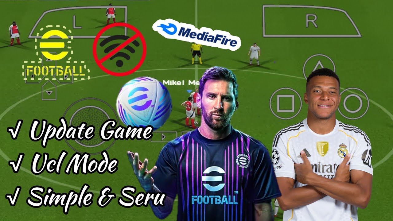 Efootball Pes 2026 PPSSPP Android Offline Update 62 Stadium | Game Android