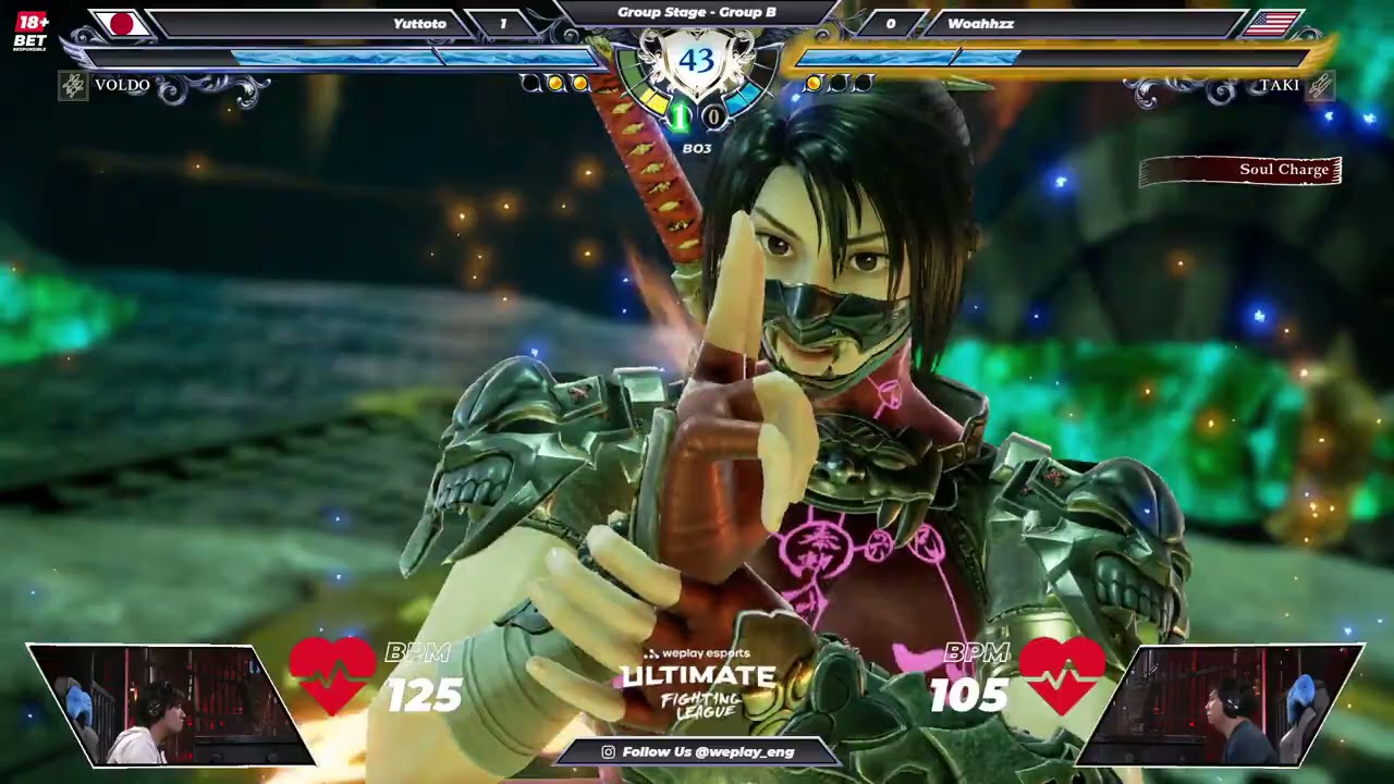 Woahhzz vs Yuttoto | Soulcalibur | WUFL Season 1 VODs