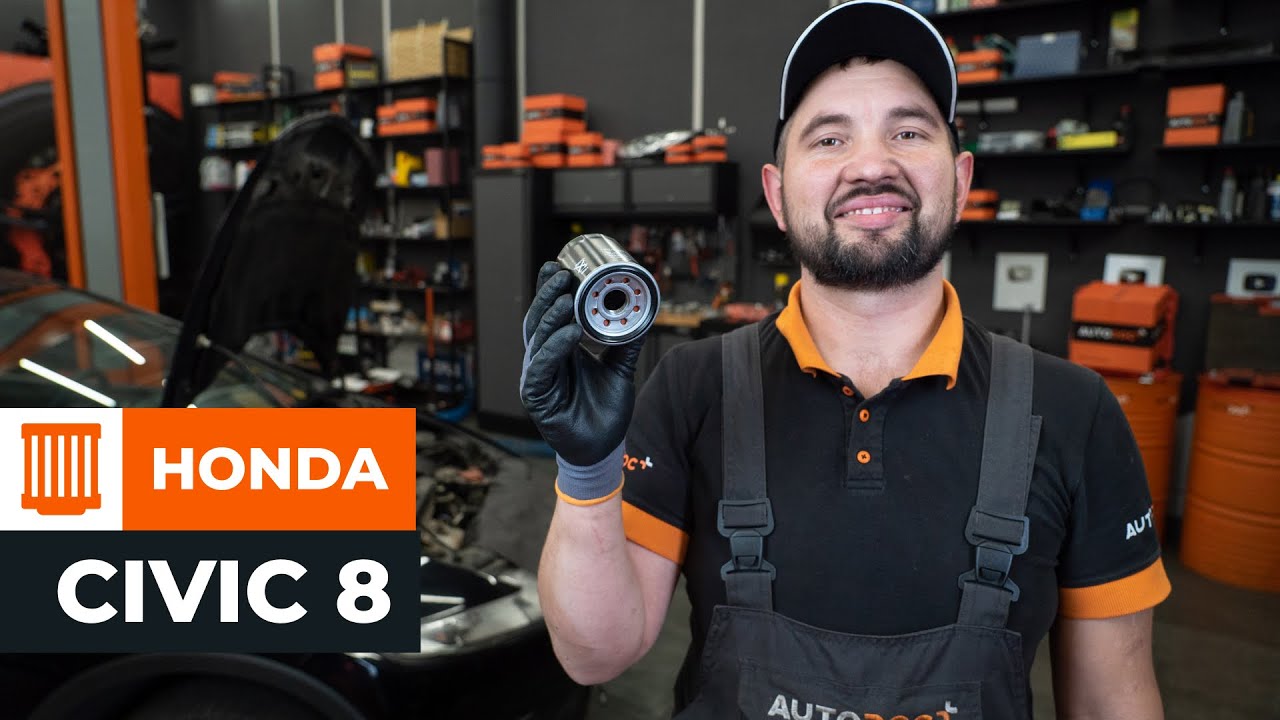 Jak wymienić filtr oleju i oleje silnikowe w HONDA CIVIC 8 [PORADNIK AUTODOC]