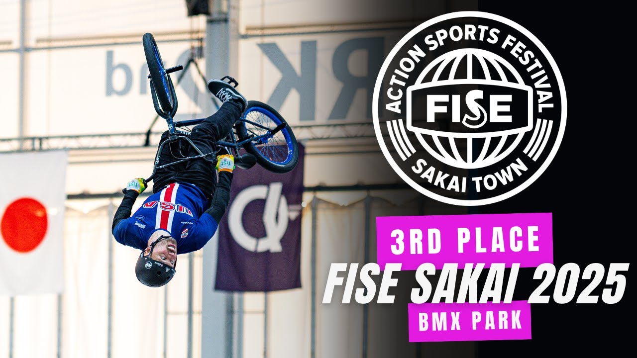 Ник Брюс — 3-е место — Финал Кубка мира UCI BMX Freestyle Park — Сакаи 2025
