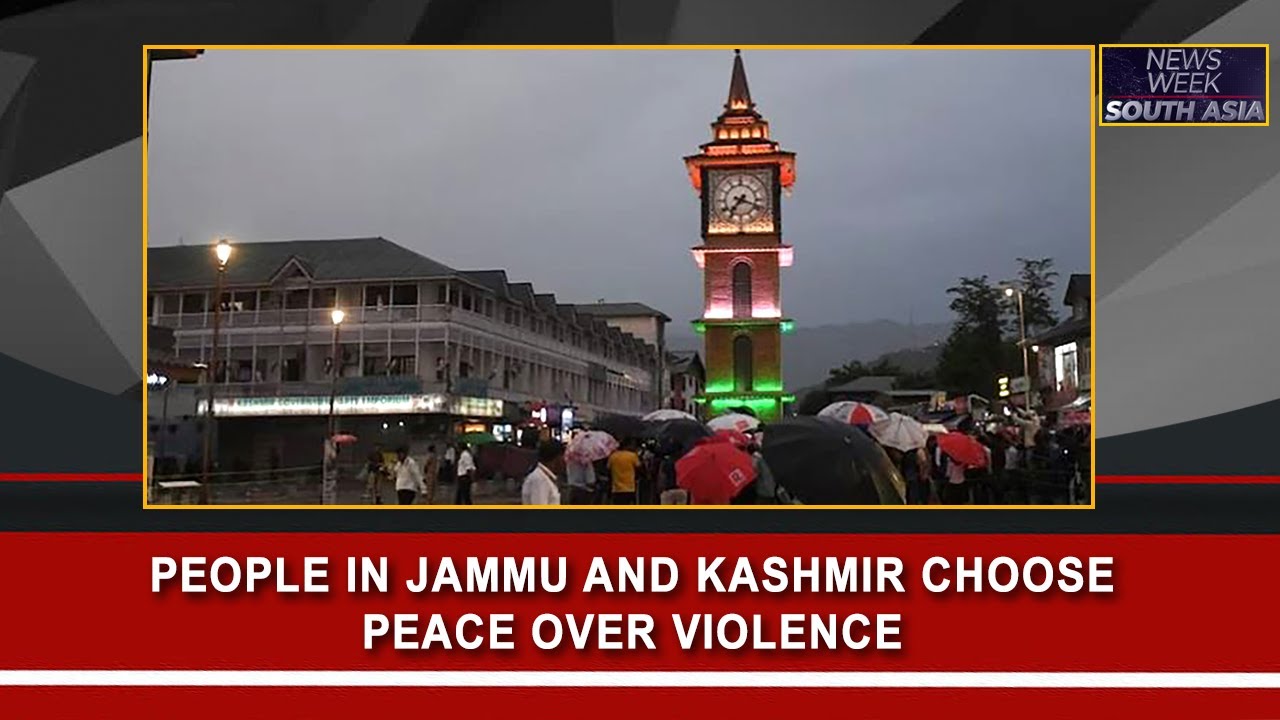 People in Jammu and Kashmir choose peace over violence