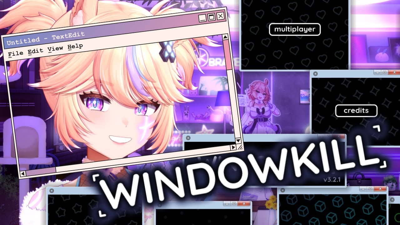 🔴【 WINDOWKILL】Popup Window Desktop SHOOTER? (Plus VTuber Commands!)