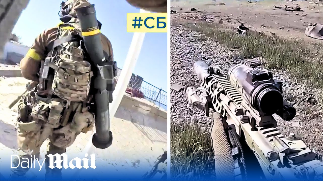 New footage emerges of Ukrainian special forces storming Snake Island during fierce battle