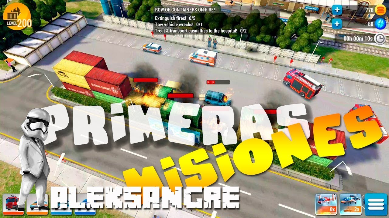 EMERGENCY HQ - primera toma de contacto - GAMEPLAY ESPAÑOL HD