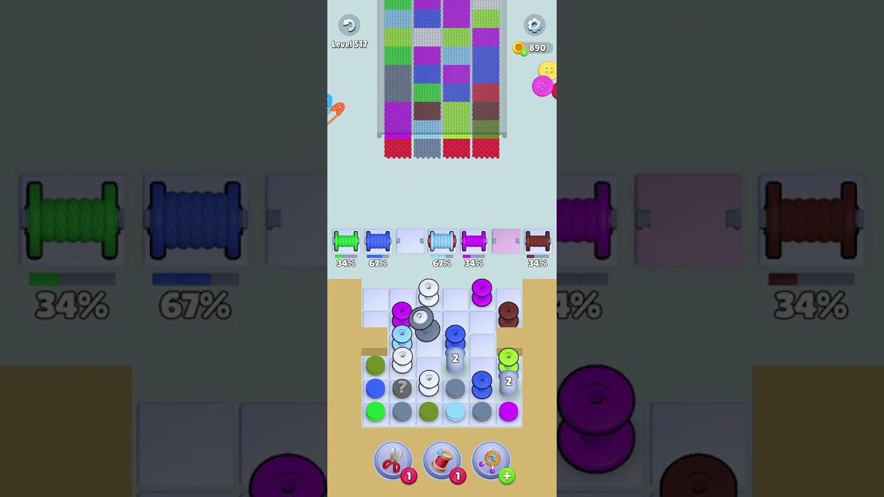 [Knit Out] Level 517 Answer&Walkthrough Solution