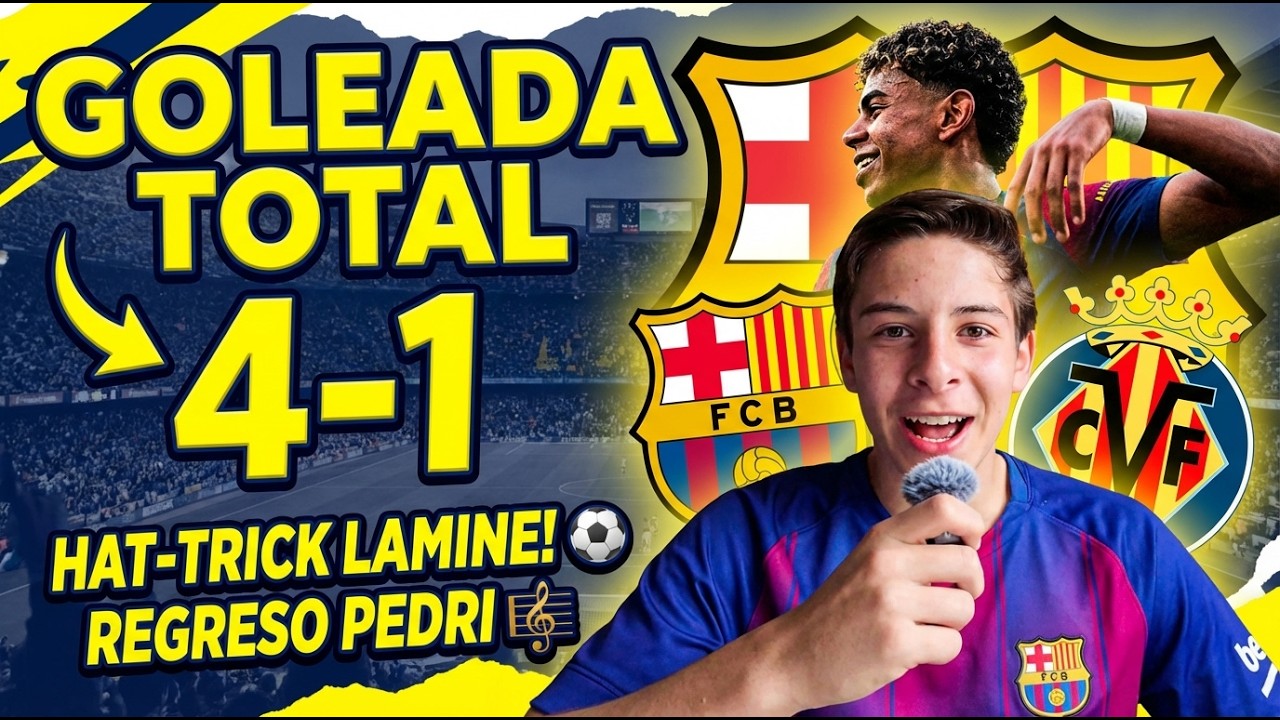 LAMINE HACE UN HAT-TRICK EN LA GOLEADA DEL BARÇA, PEDRI REGRESA DE LA LESION | Análisis y Opinión