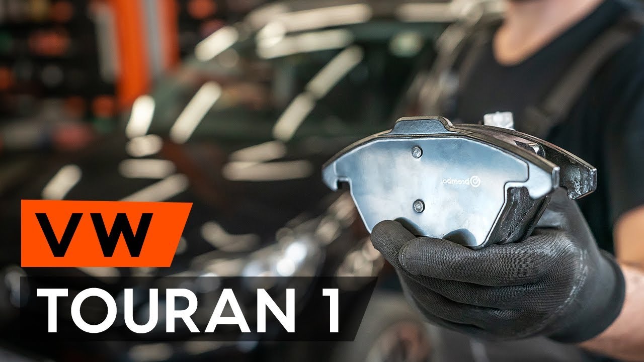 Hvordan bytte foran bremseklosser p&aring; VW TOURAN 1 (1T3) [BRUKSANVISNING AUTODOC]