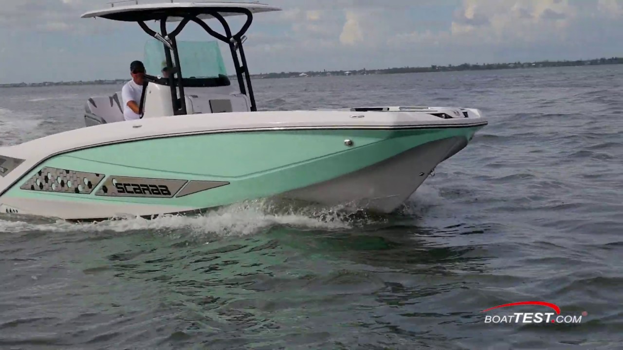 Scarab 255 Open ID (2019-) Test Video - By BoatTEST.com