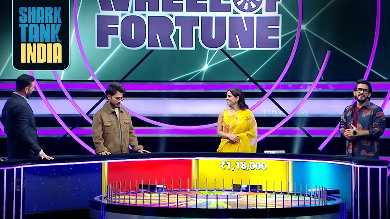 Aman Gupta, Namita Thapar & Anupam Mittal | Spin the Wheel of Fortune | Shark Tank India