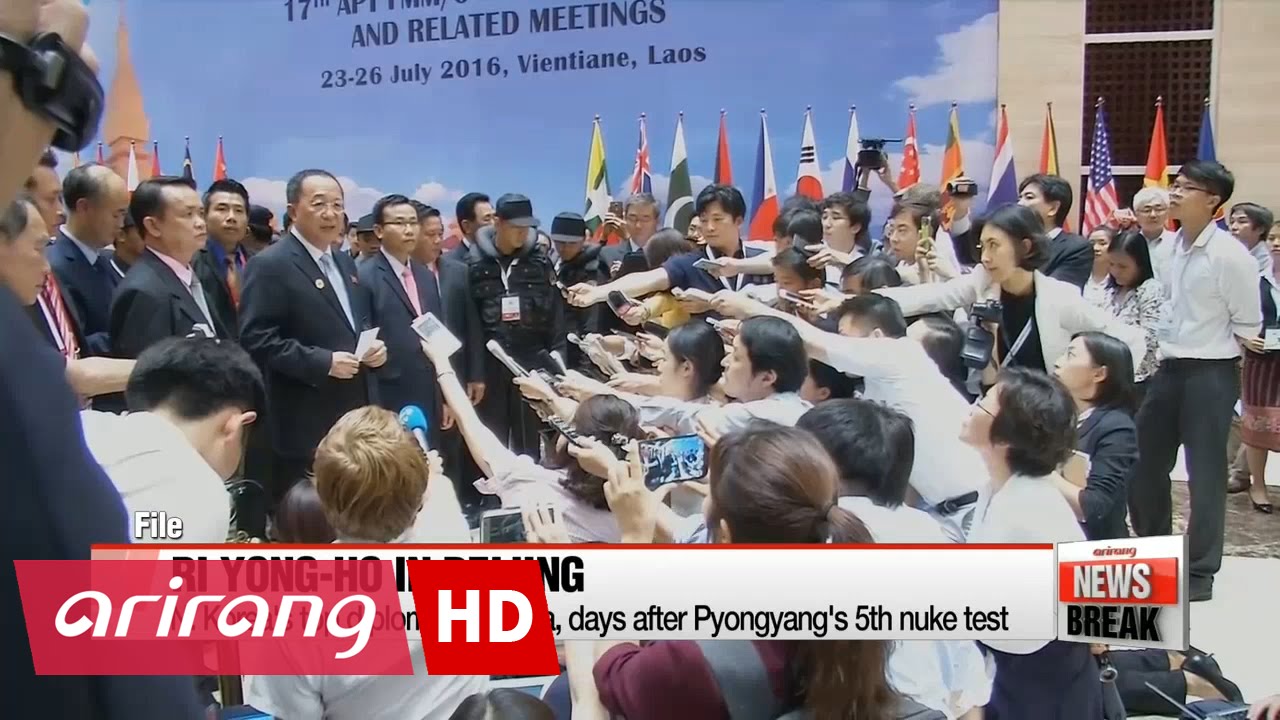 North Korea's top diplomat visits Beijing, days after Pyongyang's fifth nuclear test