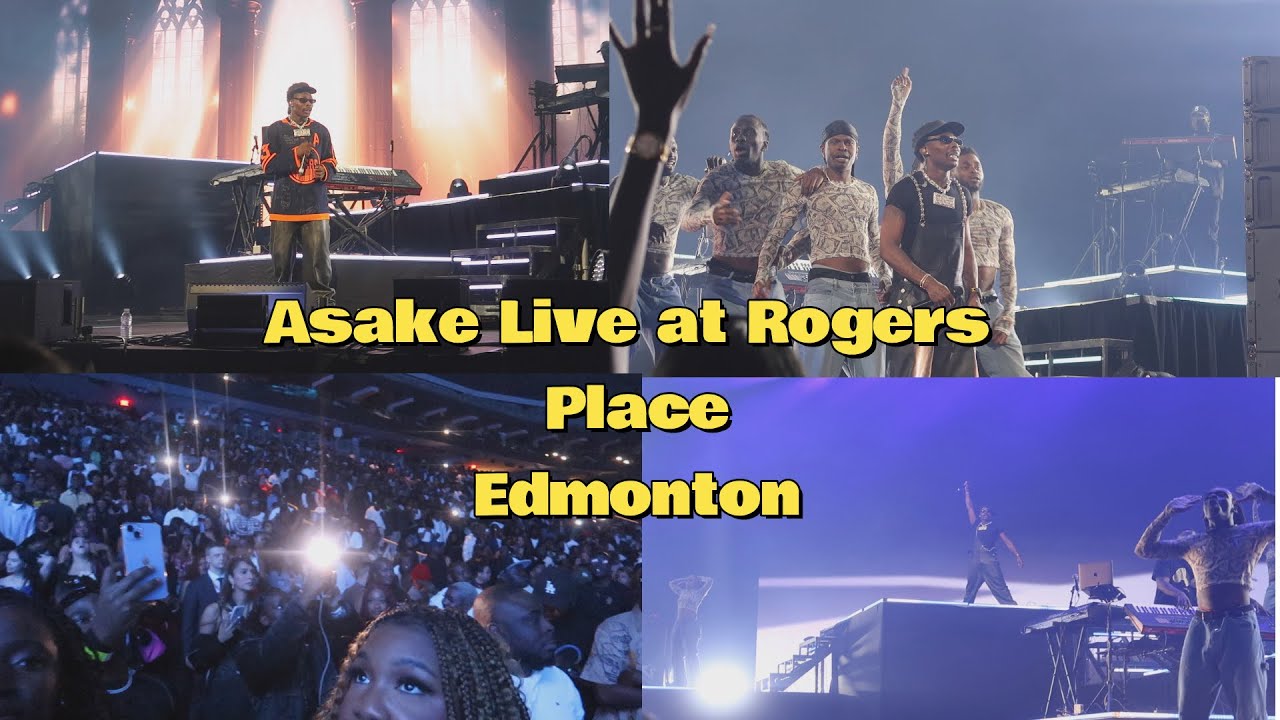 Asake Live at Rogers Place Edmonton Canada 