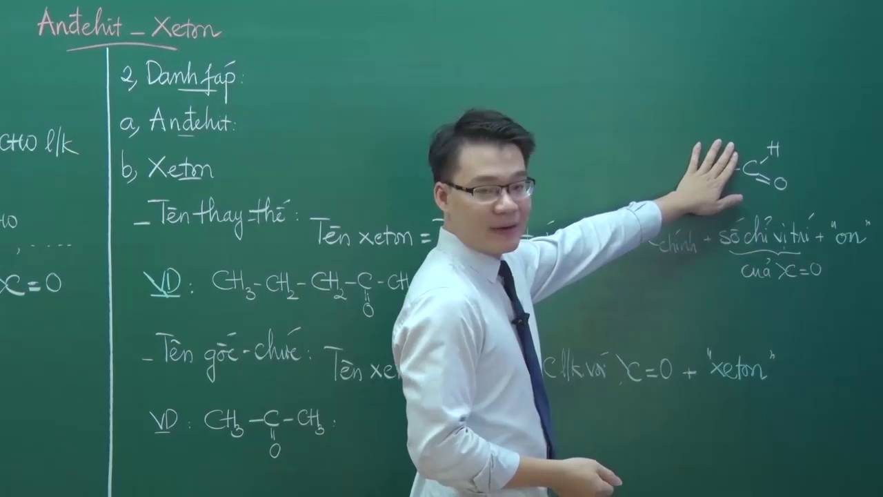 Andehit - Xeton - Lớp 11 - Thầy Vũ Khắc Ngọc - Cơ bản 11