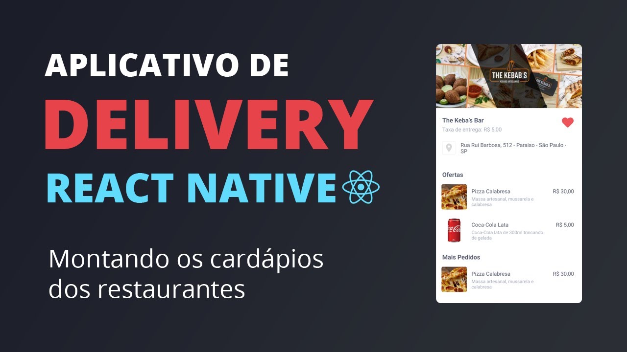 🔥 App Delivery com React Native #24 - Cardápios dos restaurantes