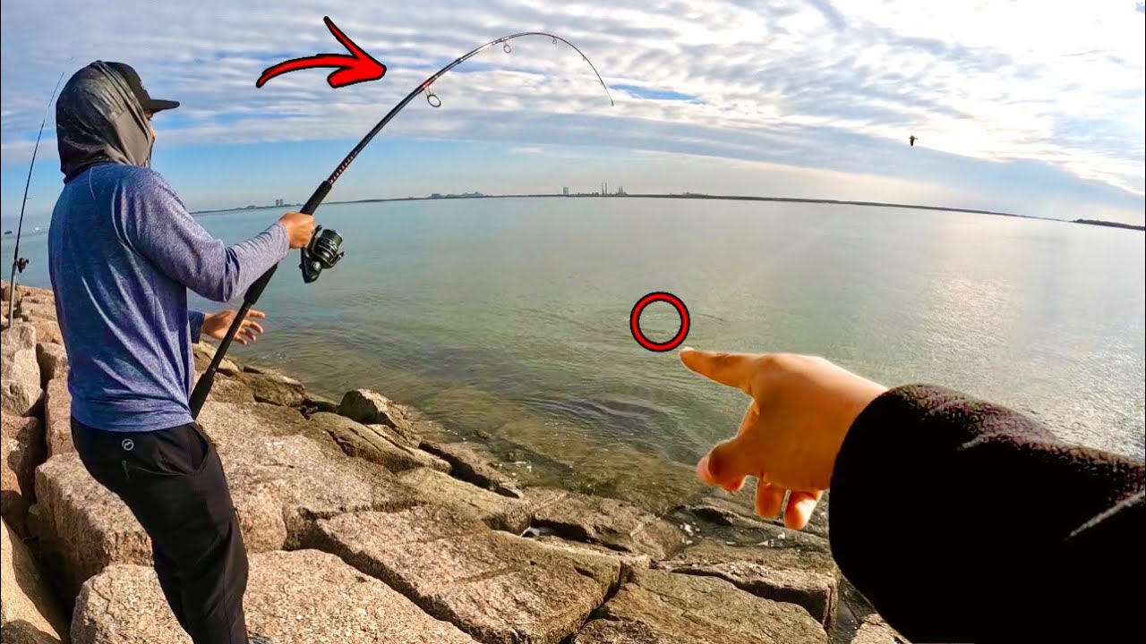 We Caught HUGE Fish at This Famous Spot…Texas City Dike!