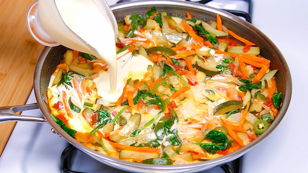Unglaublich leckere Zucchini! Kein Fleisch! Schnelle und einfache Zucchini Rezepte! Top ASMR!