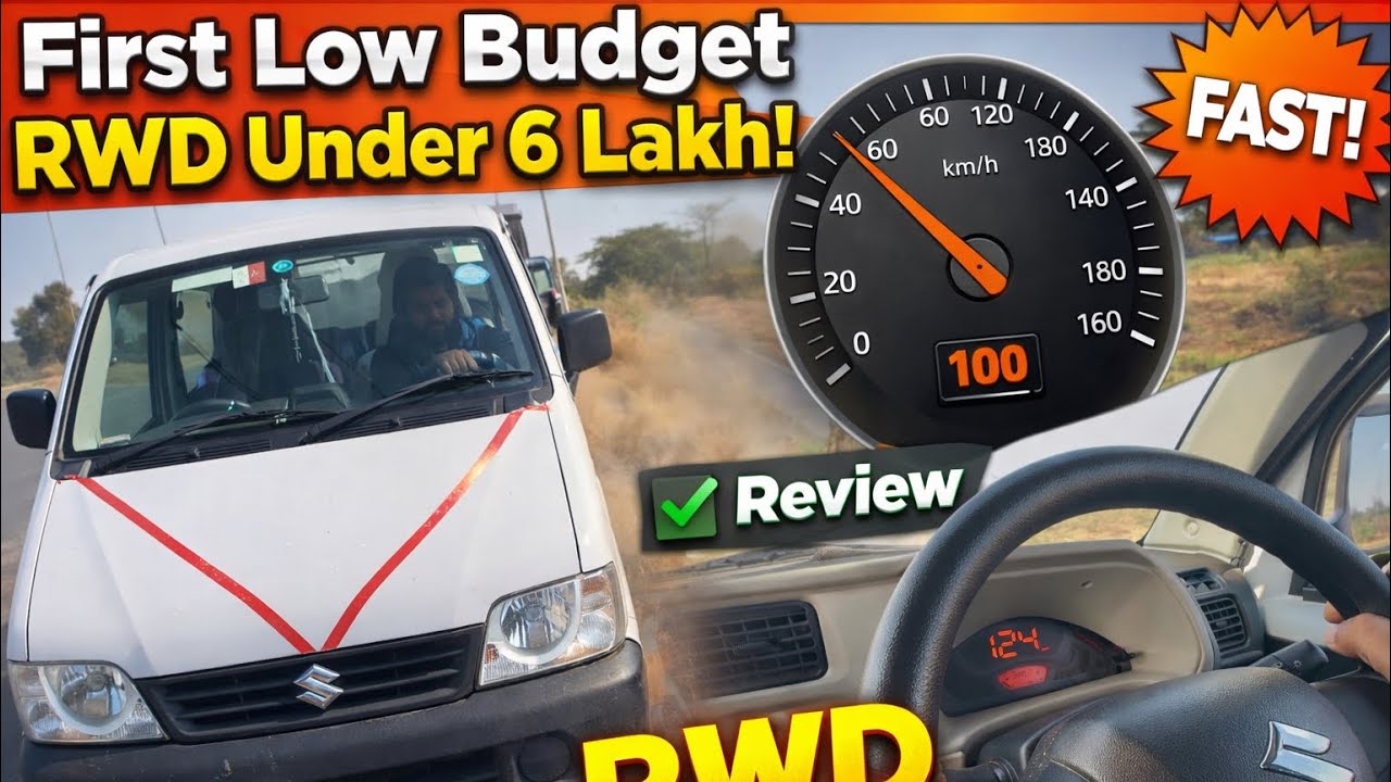 6 lakhलाख में RWD मिले तो और क्या चाहिए! Suzuki Ecco ka review test drive or speed test 👌👌