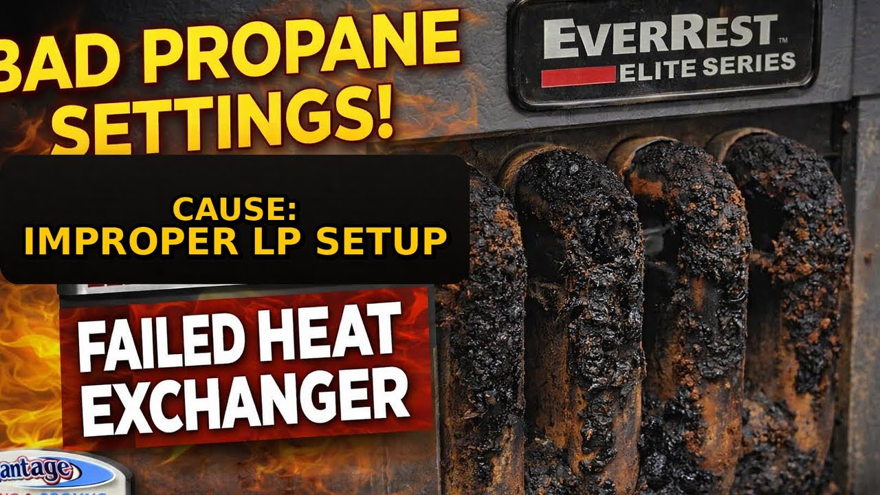 EverRest Furnace Breakdown: Heat Exchanger Failure Due to Propane Settings