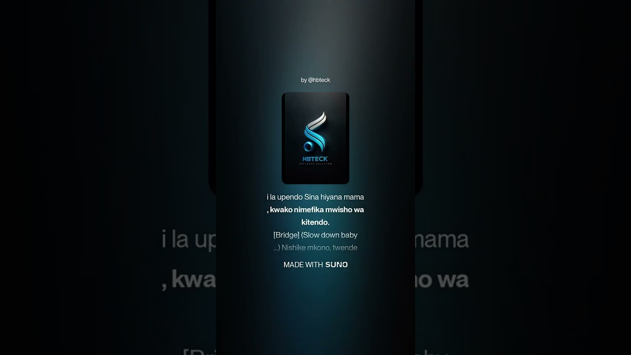 Tabasamu Lako - HbTeck (Official Audio)