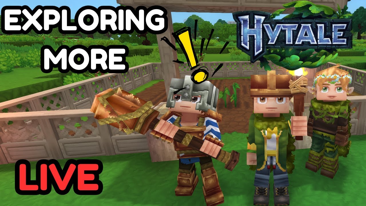 Exploring All The Zones in Hytale! LIVE