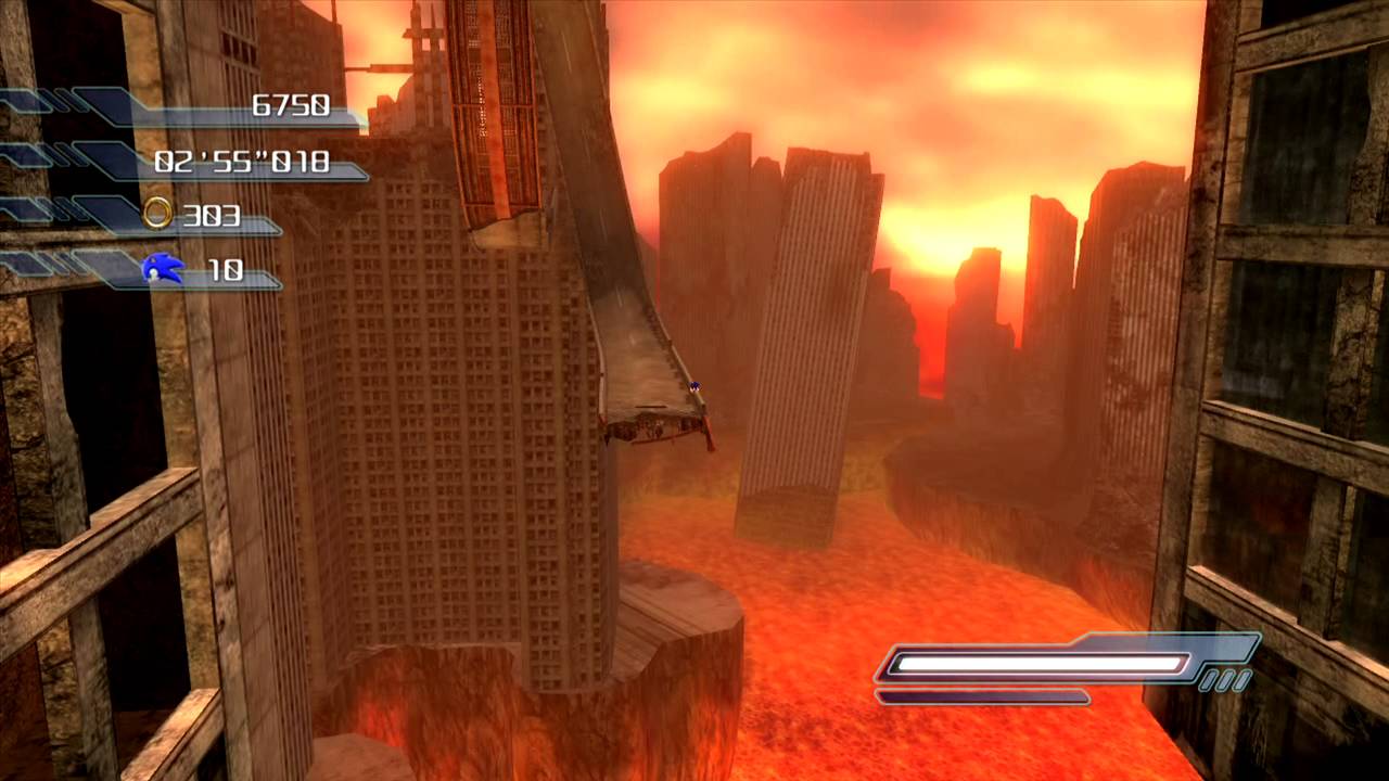 Modern Sonic in Sonic The Hedgehog 2006