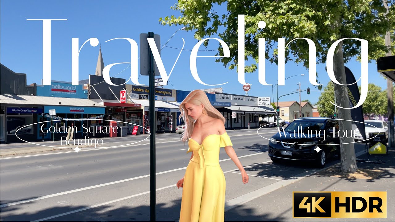 Golden Square - Bendigo Walking Tour   4K