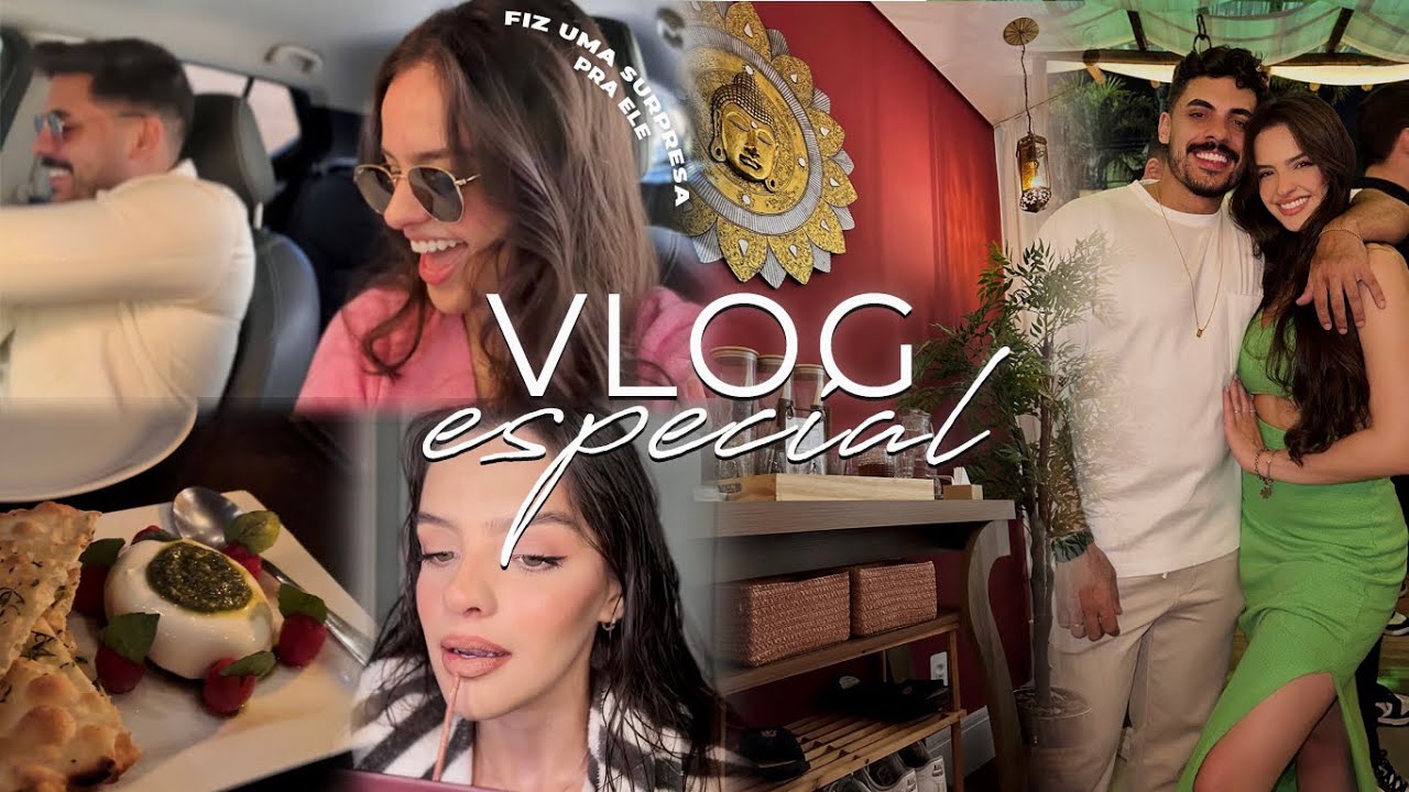 VLOG | fiz uma surpresa de aniversário, jantar especial, presente, comemoração