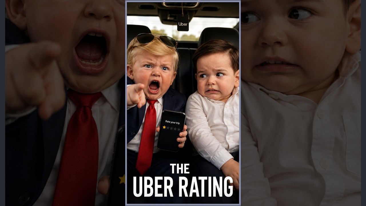 Baby Trump Can't Believe His Uber Rating 🚗