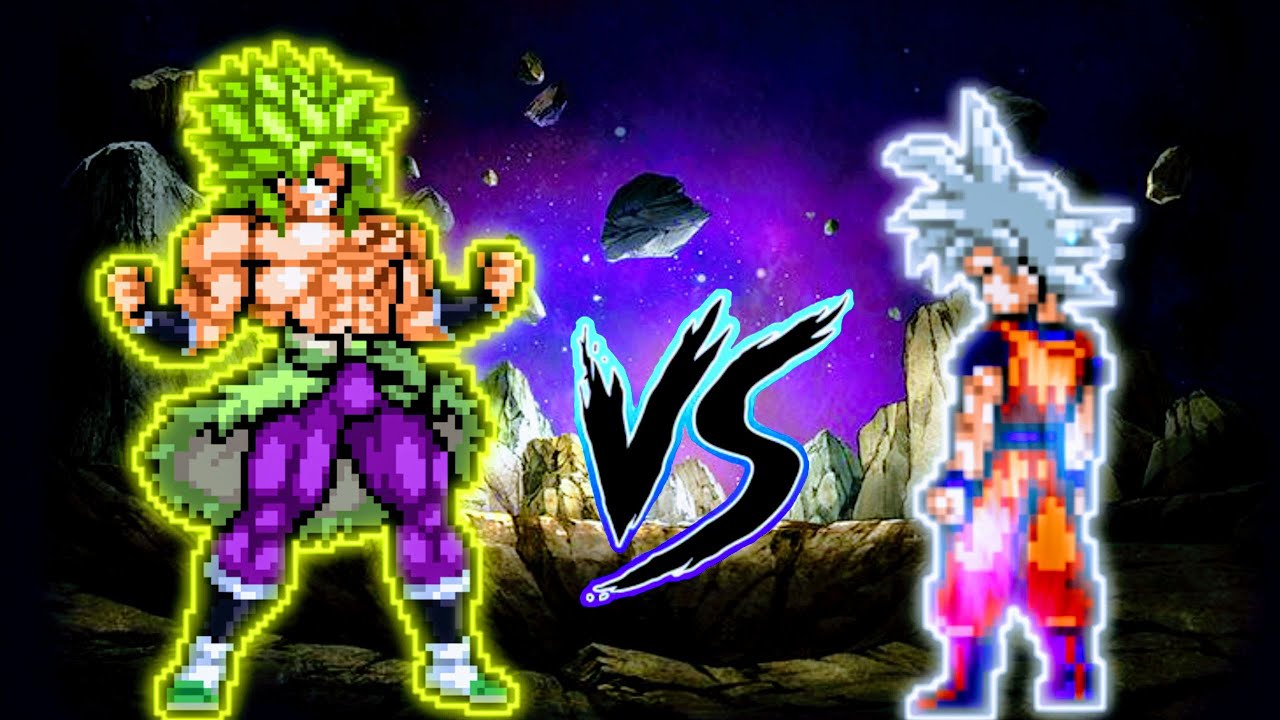 Broly DBS(New) VS Goku DBS V3 in Jump Force Mugen