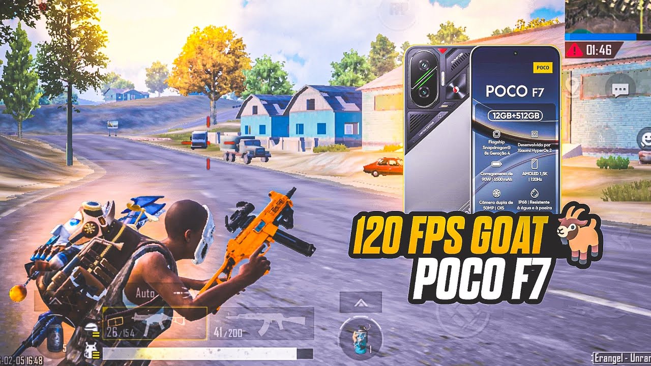 POCO F7 BGMI TEST 120 FPS 💥 POCO F7 BGMI GAMEPLAY ⚡ POCO F7 GRAPHICS TEST 