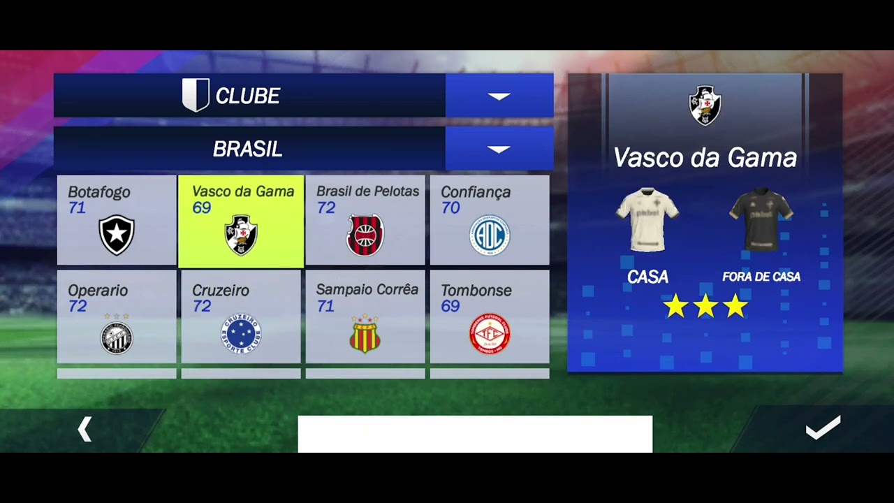 Todos os 54 clubes Brasileiros Licenciados com kits e logos!