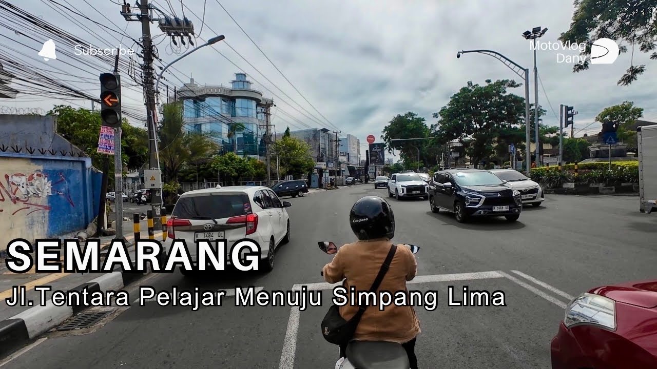 Motor Vlog Semarang | Jl. Tentara Pelajar Menuju Simpang Lima – Kondisi Jalan Hari Ini