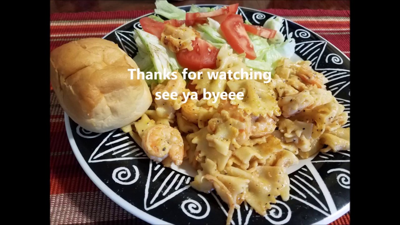 Recipe: Creamy Pasta and Shrimp  (my way)