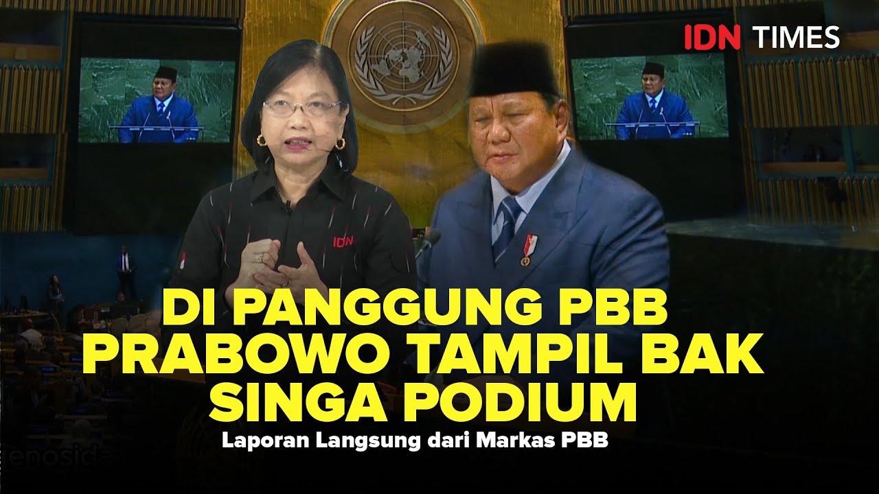 PoV Times: Di Panggung PBB Prabowo Tampil Bak Singa Podium