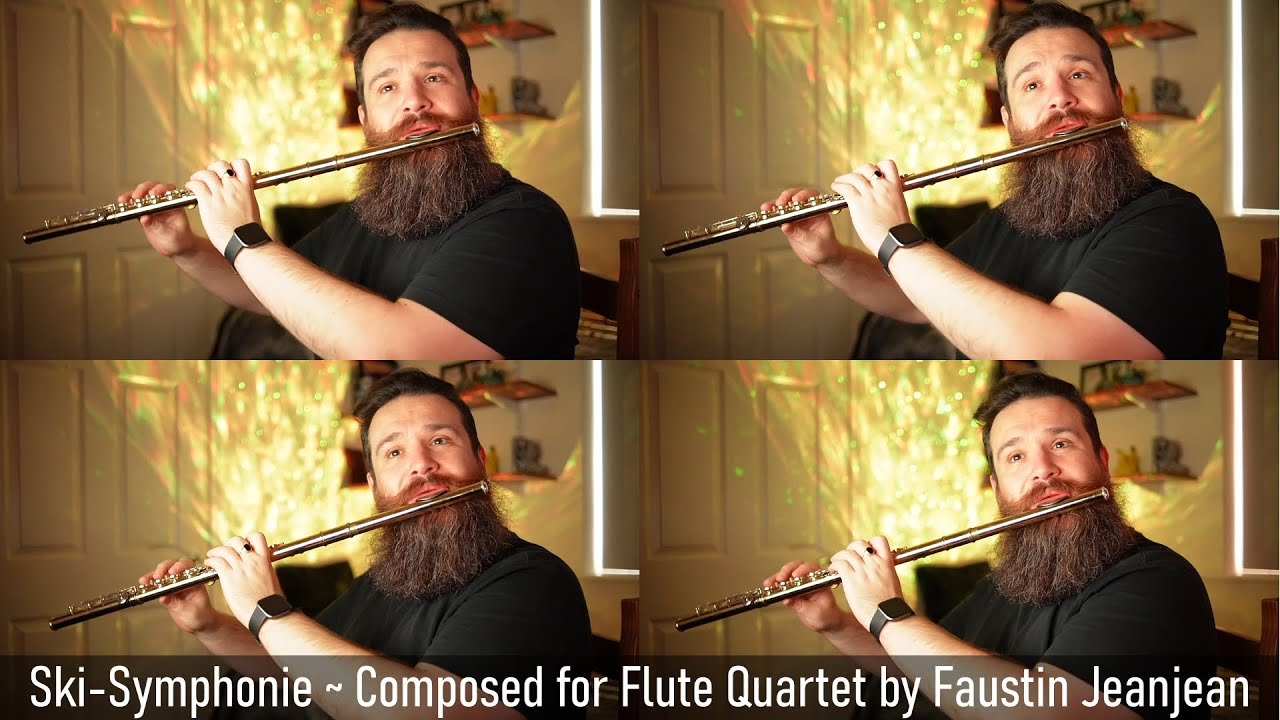 Ski-Symphonie ~ Composed for Flute Quartet by Faustin Jeanjean // GRIZZLYFLUTE //
