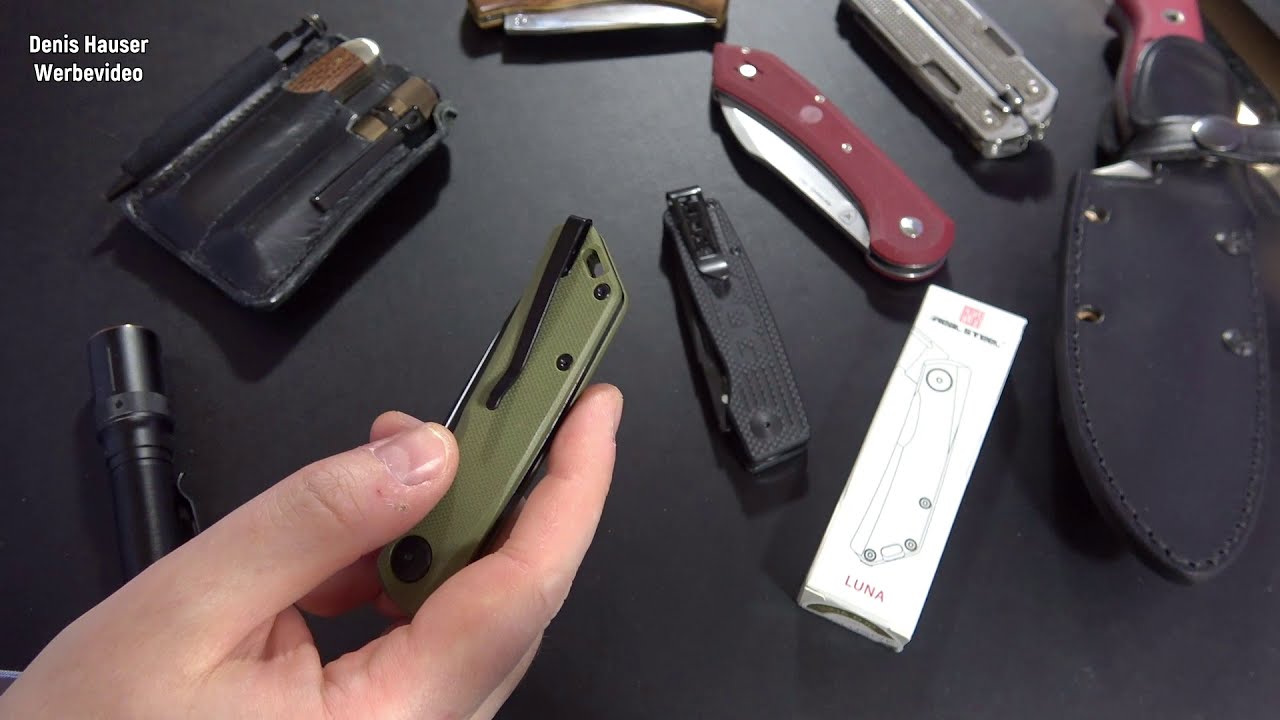 Real Steel Knives Luna - D2 / G10 OD Green - Böker Exklusiv (01RE185)